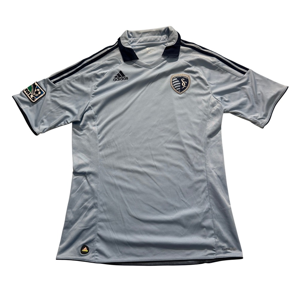 Adidas Sporting Kansas City MLS Soccer Jersey Sky Blue ClimaCool Mens XL